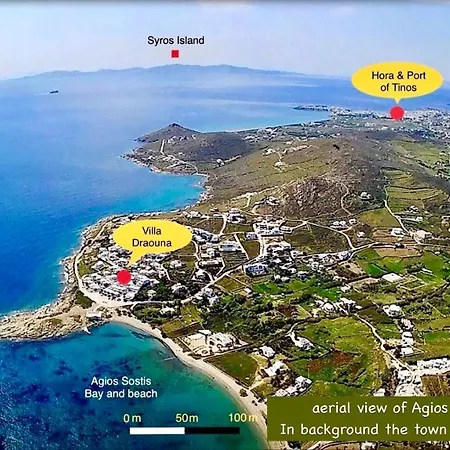 Amazing View Draoúna, Agios Sostis, Tinos Villa *